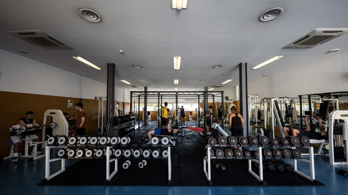 Sala de treino do Complexo Desportivo de Gualtar
