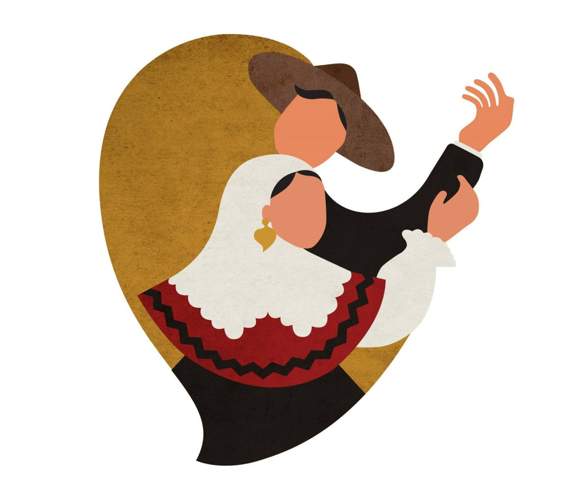 Emblema do Grupo Folclórico da Universidade do Minho