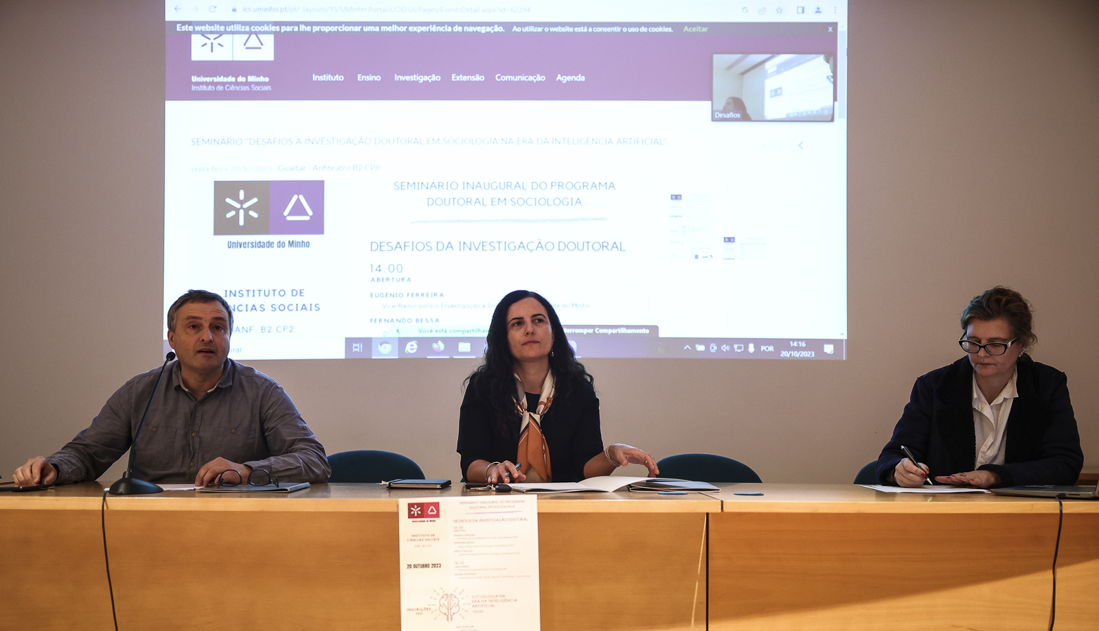 Thumbnail da galeria Seminário Inaugural do Programa Doutoral em Sociologia