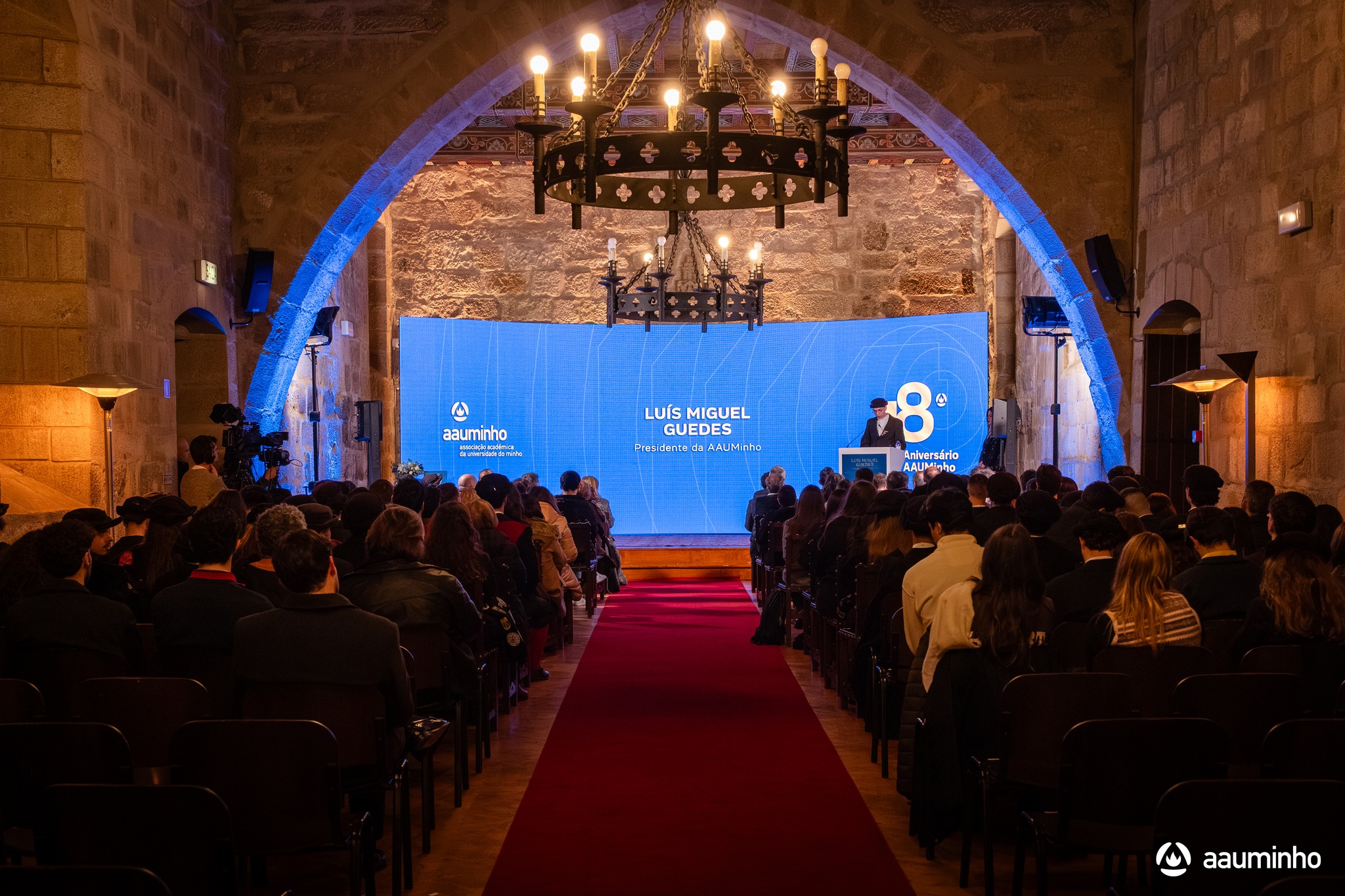 A imagem pode conter: AAUMinho empossou novos órgãos sociais para 2026