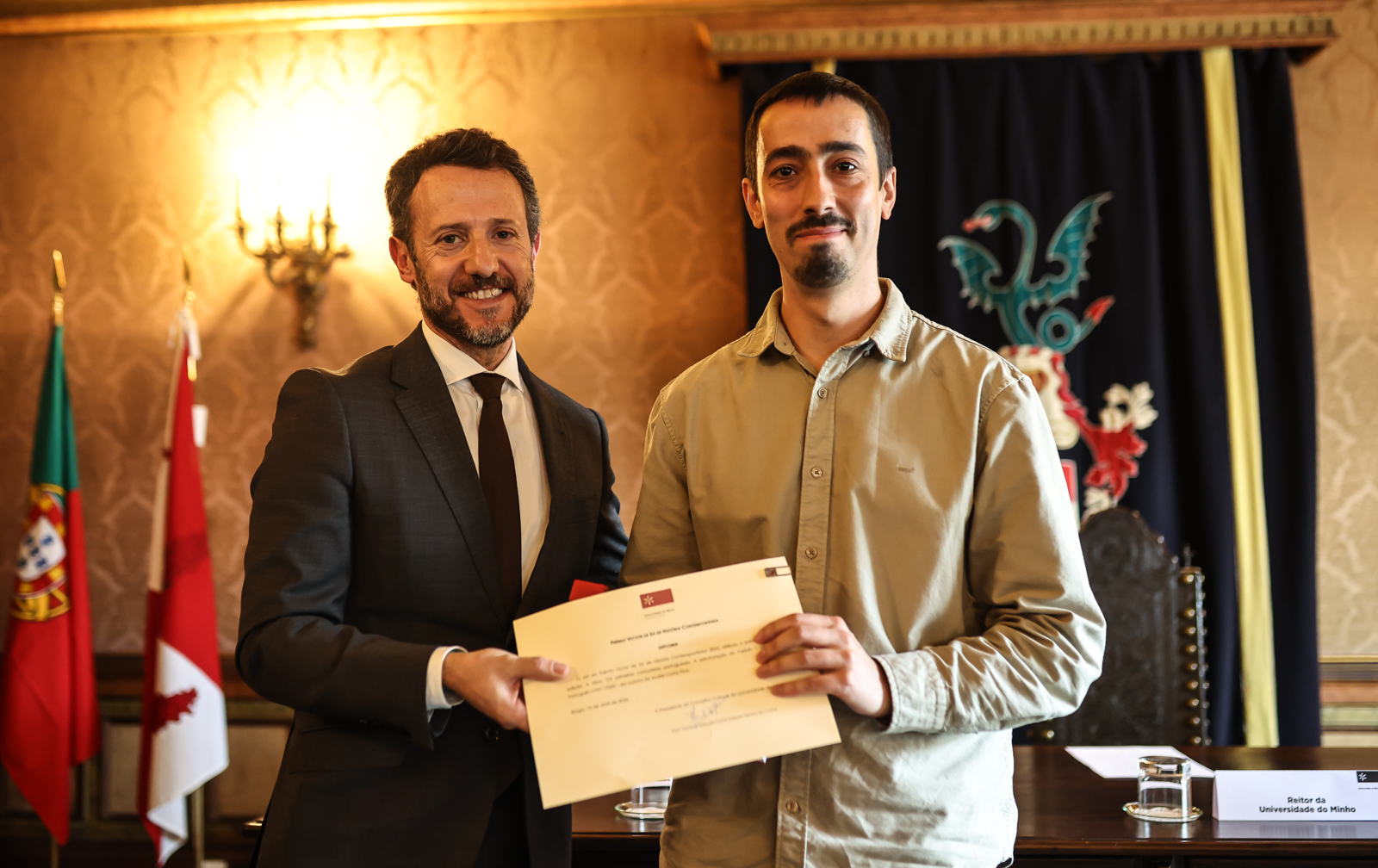 A imagem pode conter: Prémio, Victor, UMinho distinguiu, investigadores com Prémio Victor de Sá