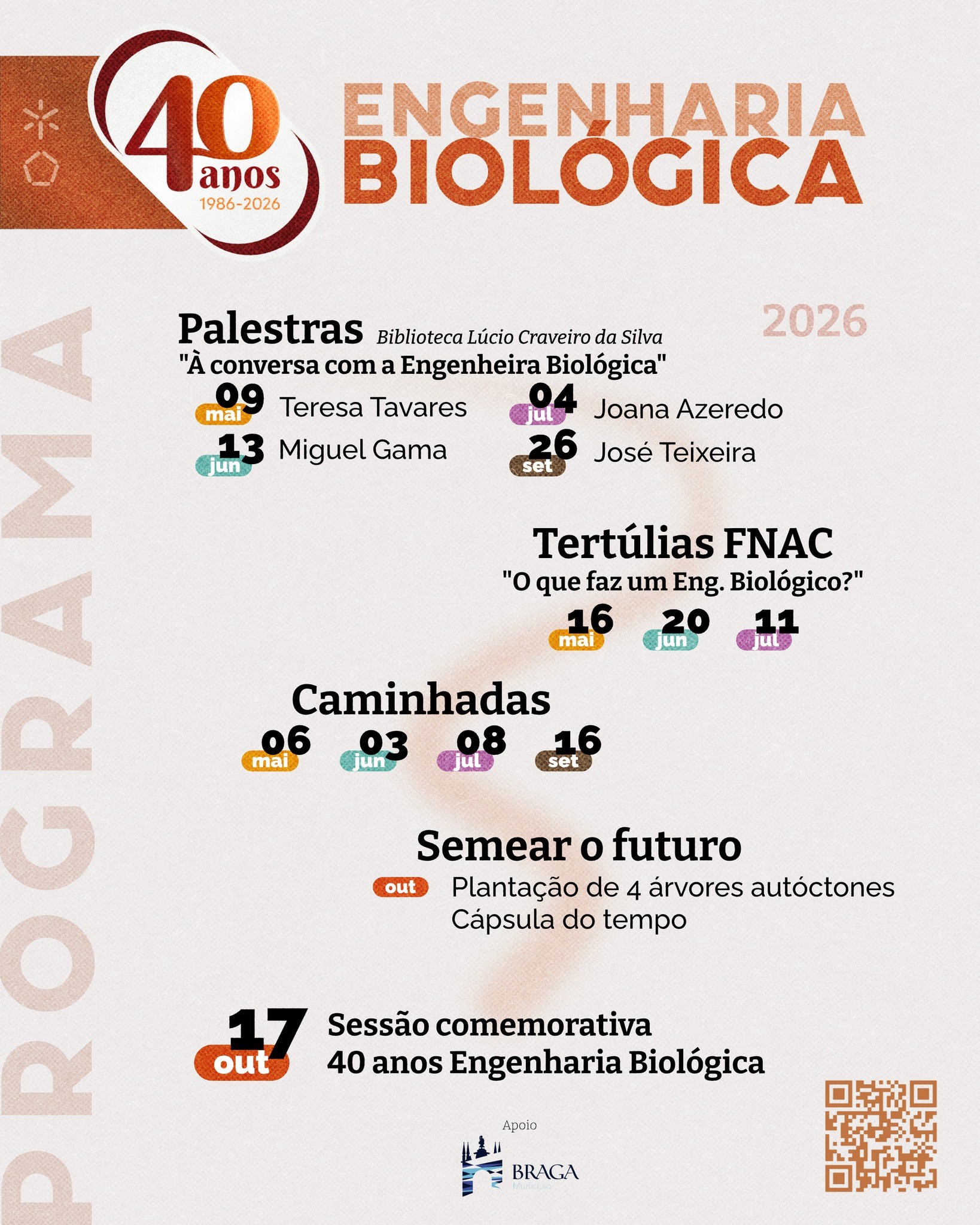 A imagem pode conter: Biológica, Engenharia Biológica da UMinho celebra 40 anos