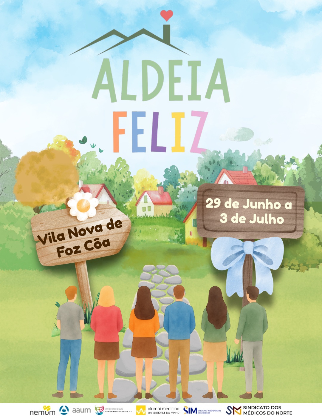 A imagem pode conter: Foz, Côa, Foz Côa, Futuros médicos da UMinho apoiam idosos em aldeias