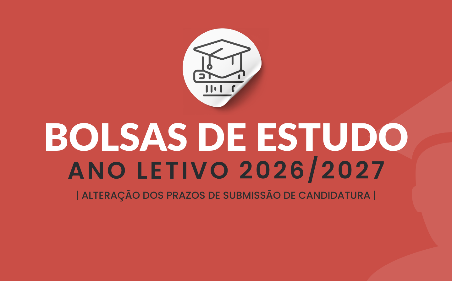 A imagem pode conter: Bolsas, Estudo, Estudo 2026/2027: