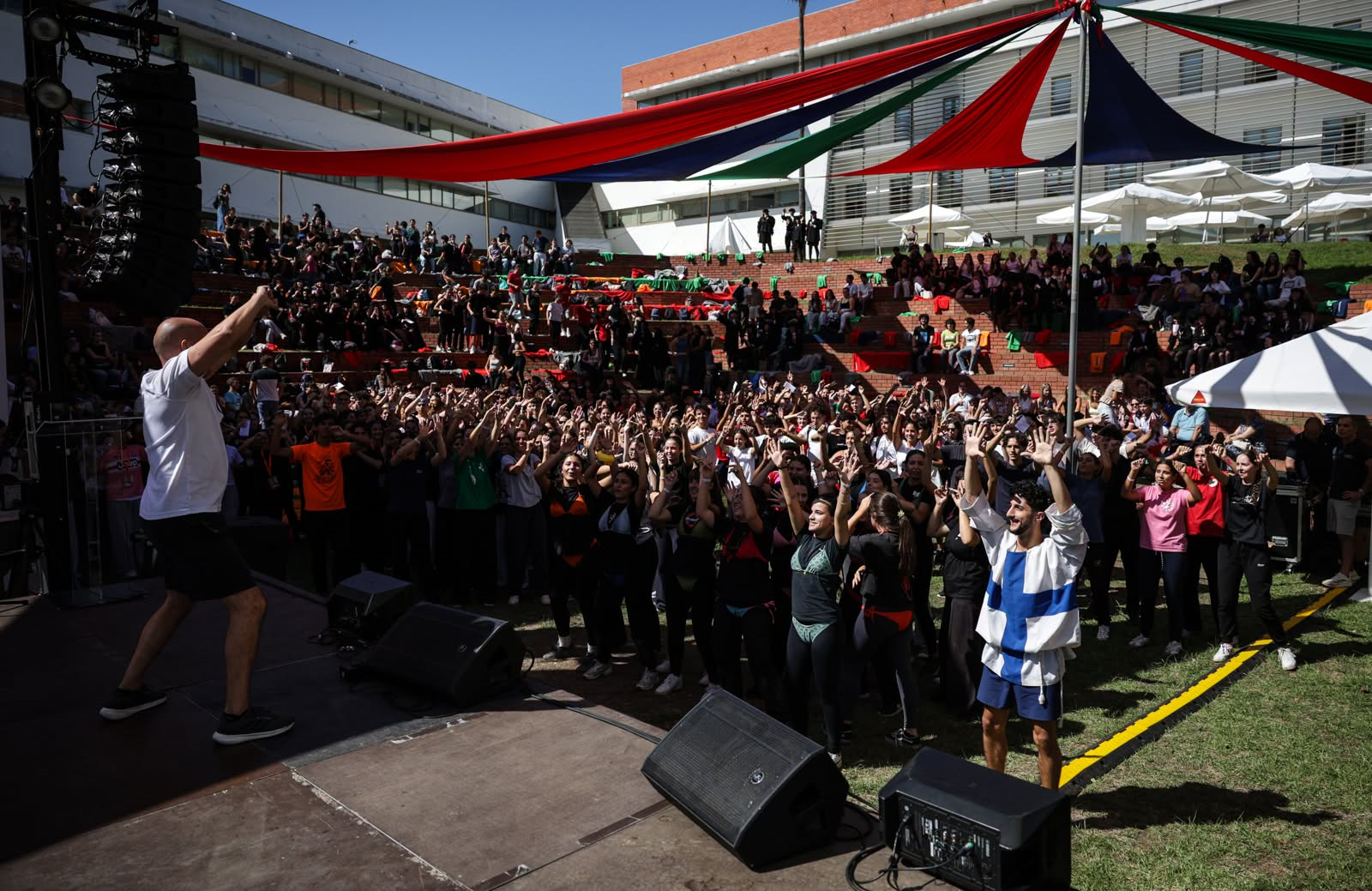 A imagem pode conter: Minho, Minho deu, Universidade, boas-vindas aos 2800 novos estudantes