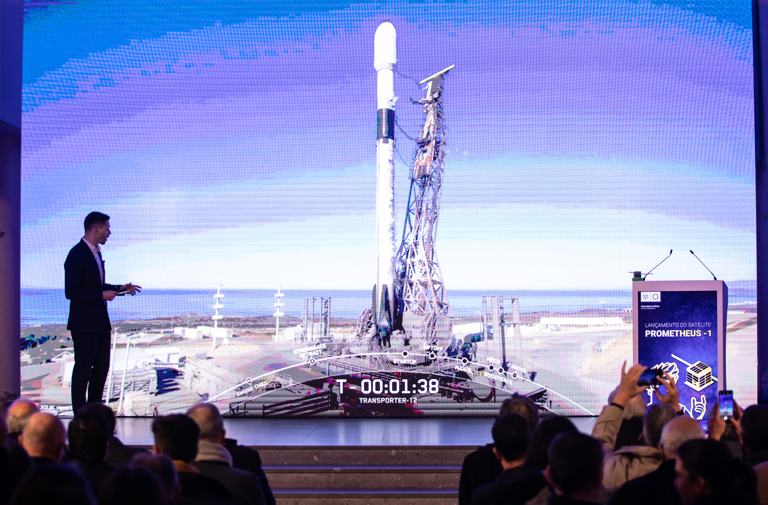 Imagem número 1 da galeria Lançamento satélite UMinho