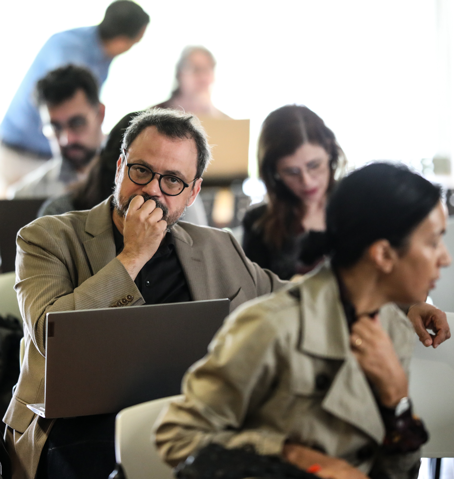 Imagem número 1 da galeria Reitor conversa com ICS