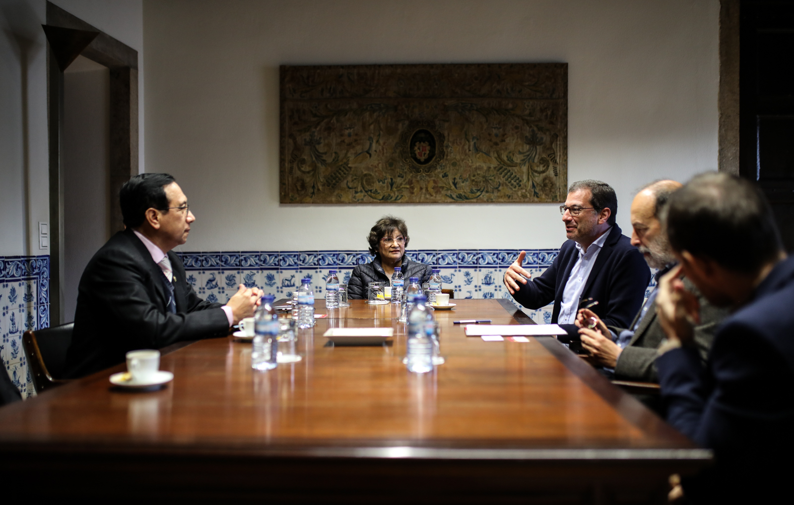 Imagem número 5 da galeria Visita do Reitor da Universidade do Peru