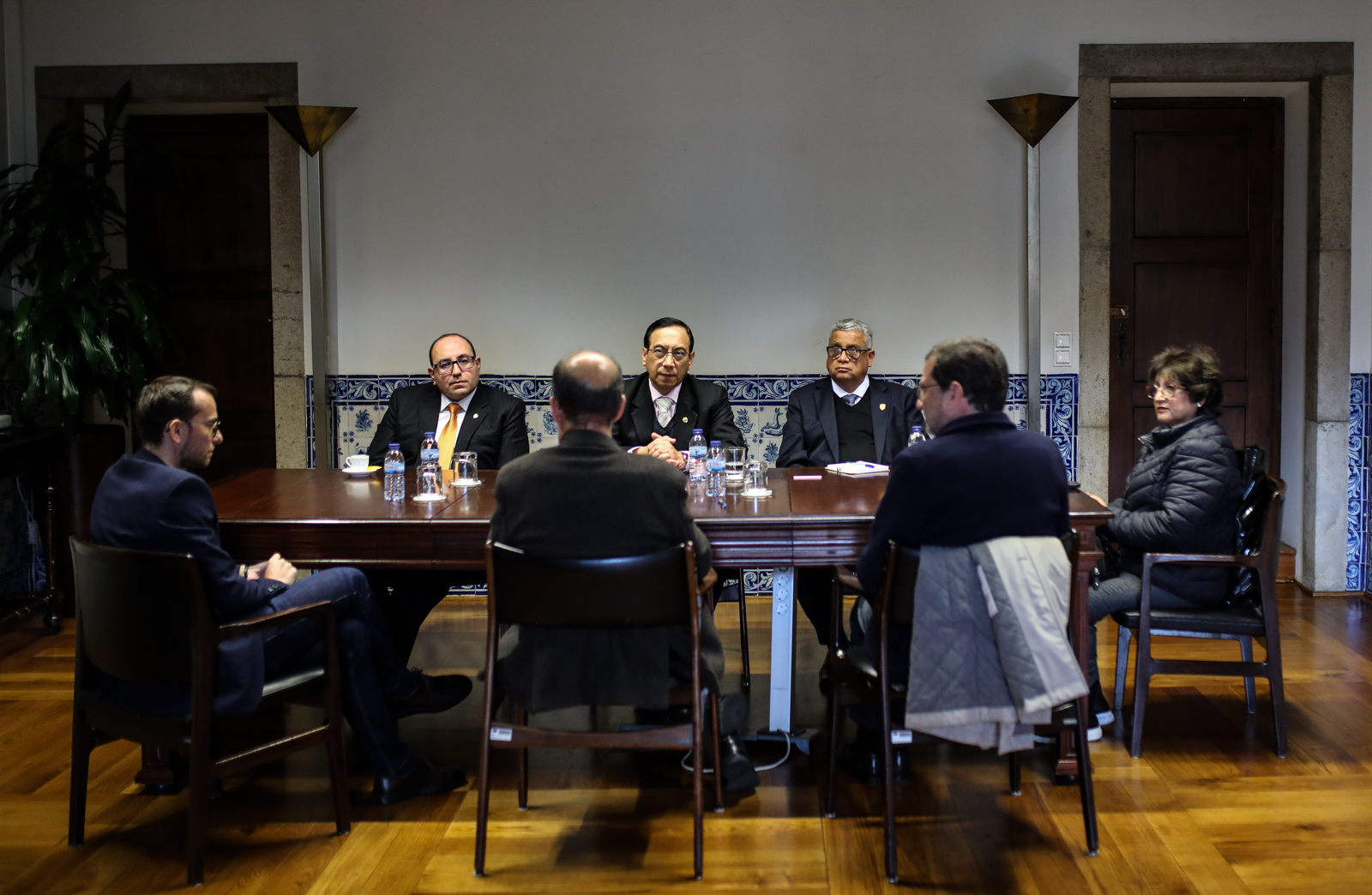 Imagem número 6 da galeria Visita do Reitor da Universidade do Peru
