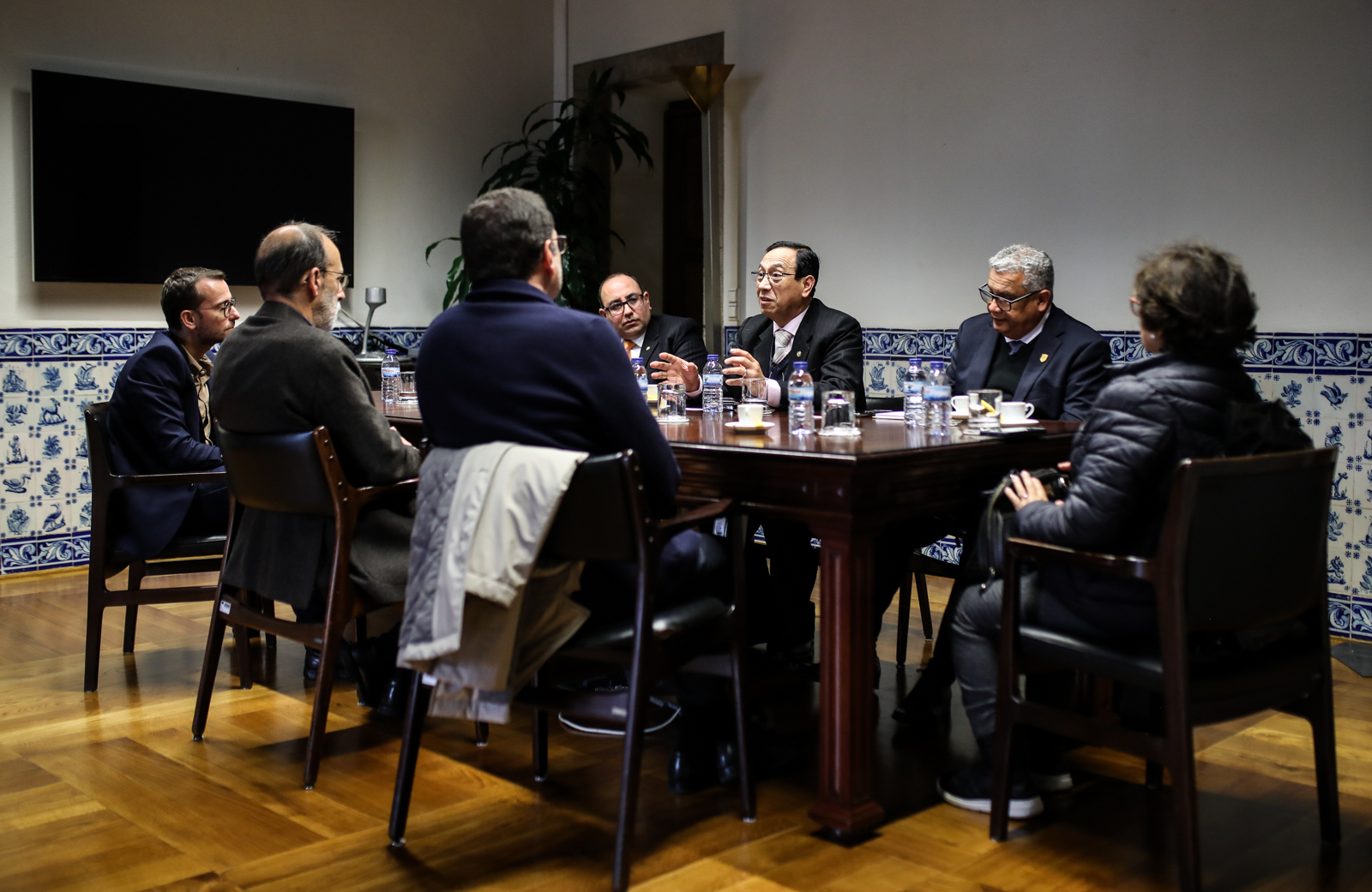 Imagem número 2 da galeria Visita do Reitor da Universidade do Peru