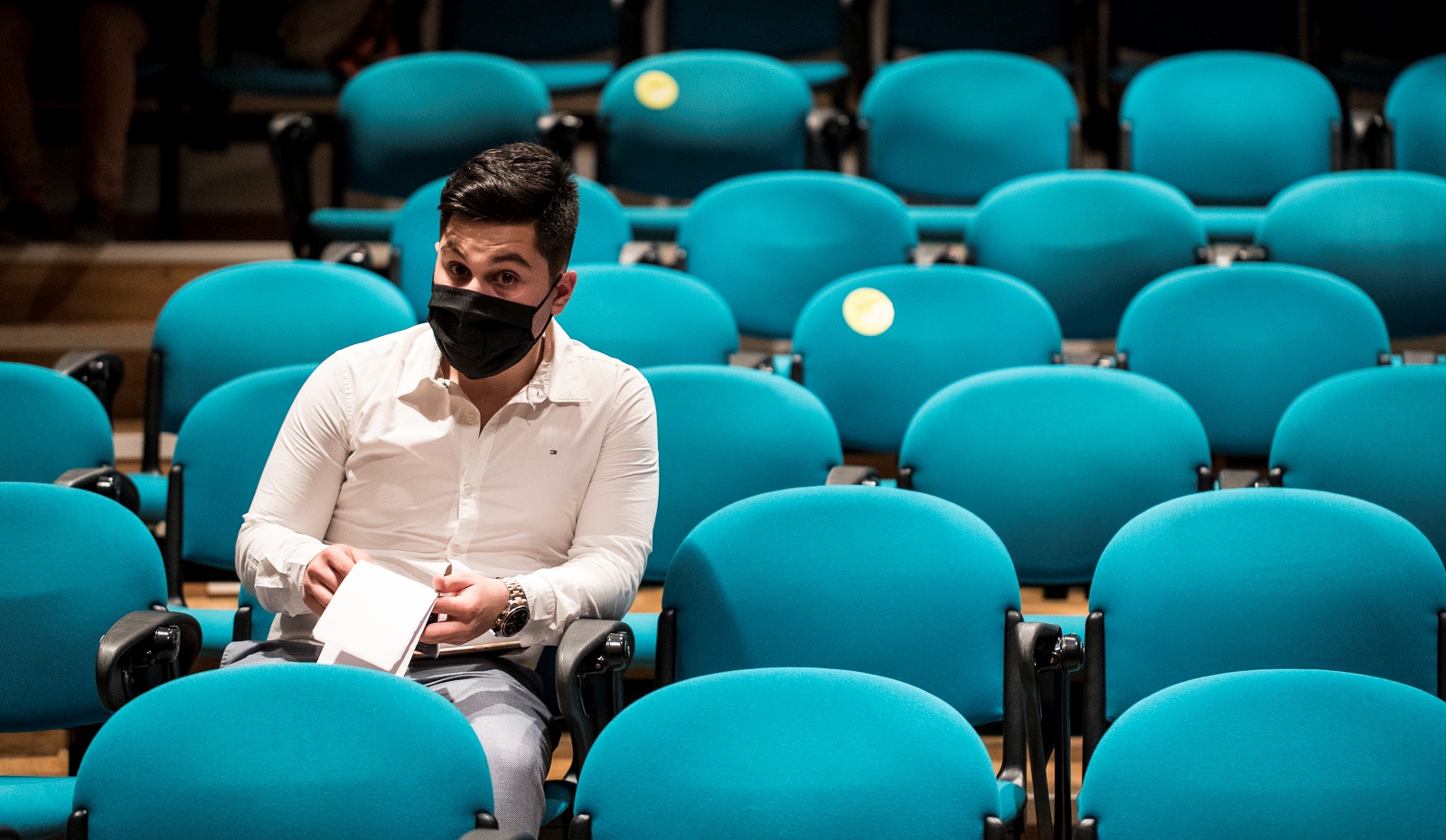 Imagem número 1 da galeria Reitor reúne com os Alunos