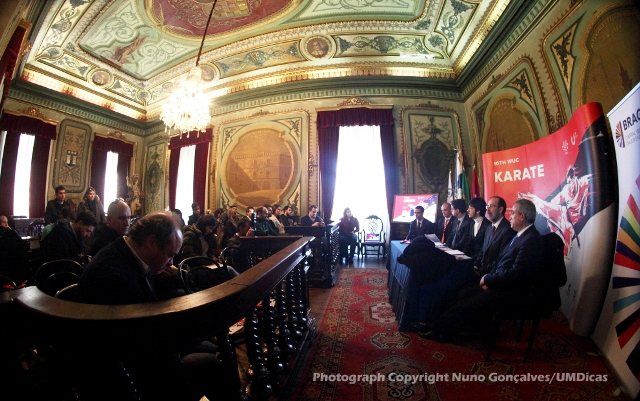 Imagem número 10 da galeria Apresentação do Mundial Universitário de Karaté