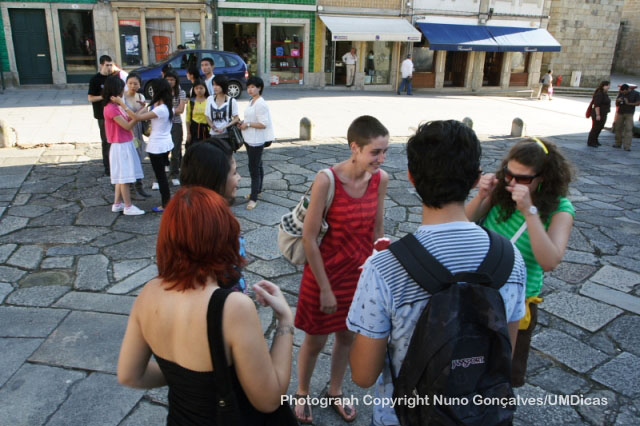 Imagem número 1 da galeria Erasmus visitam Reitoria