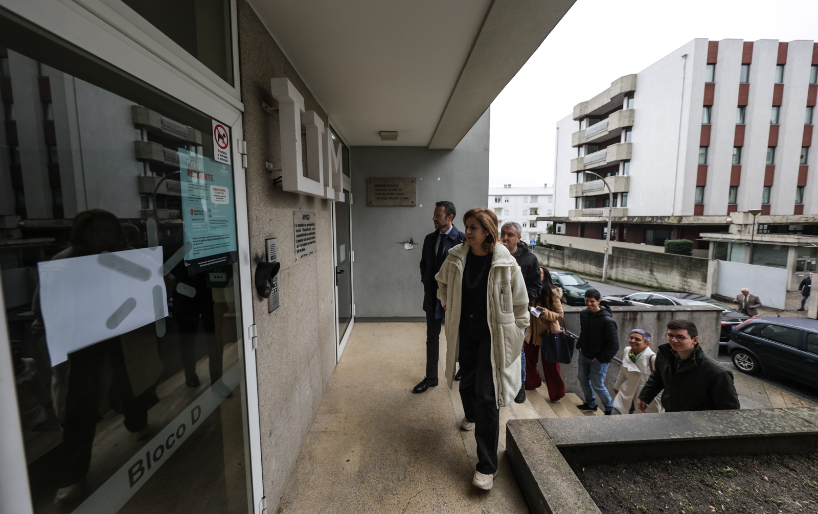 Imagem número 1 da galeria Reitor visita Residência de St Tecla